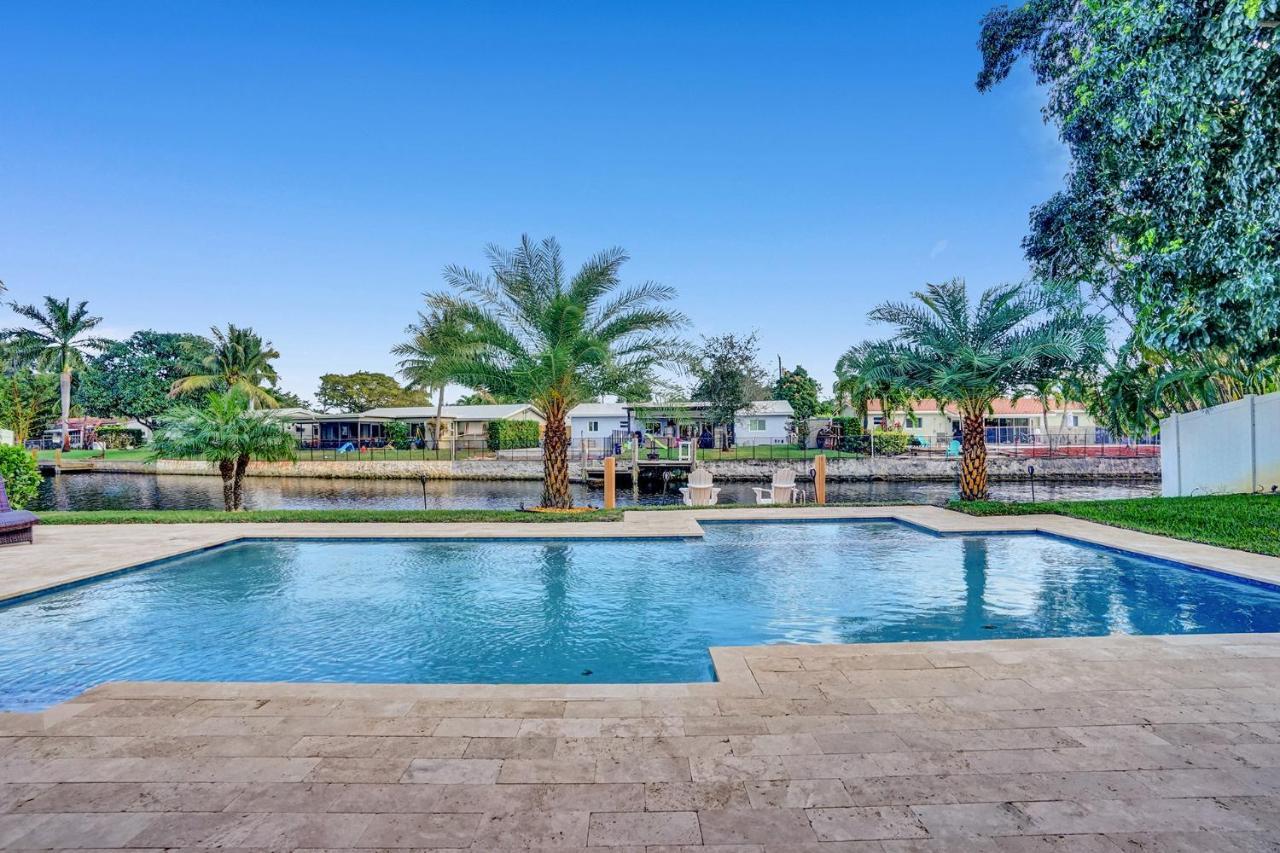 New! Waterfront Heated Pool & Jacuzzi 2 Mi To Beach - Fishing Pier Relaxing Spa & Hammock Fort Lauderdale Exteriér fotografie
