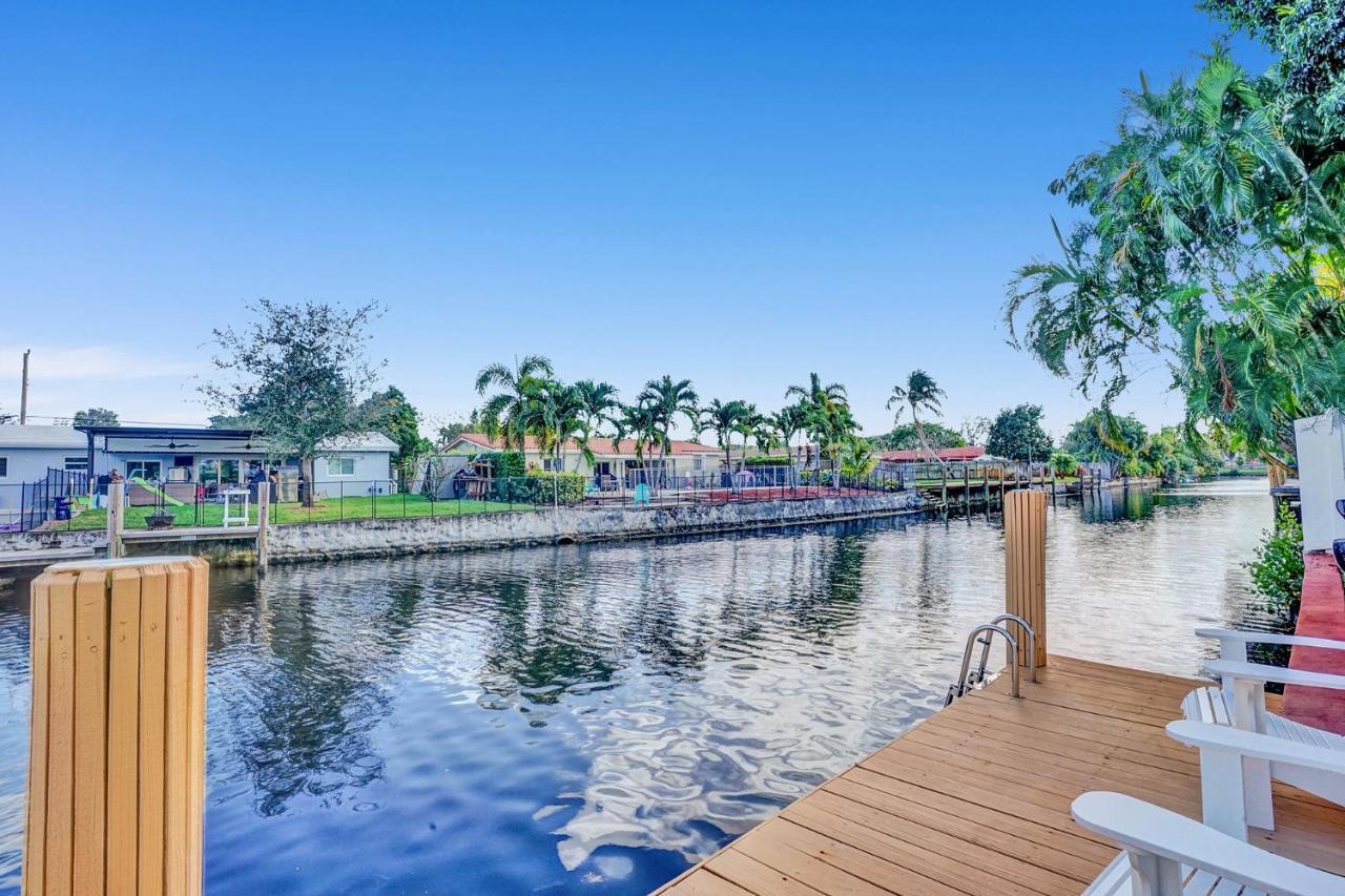 New! Waterfront Heated Pool & Jacuzzi 2 Mi To Beach - Fishing Pier Relaxing Spa & Hammock Fort Lauderdale Exteriér fotografie