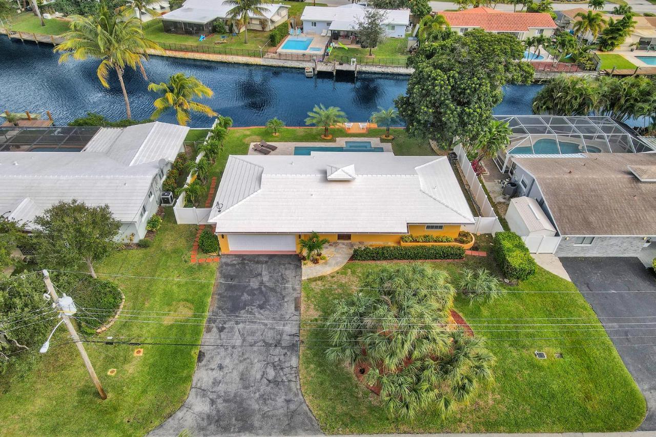 New! Waterfront Heated Pool & Jacuzzi 2 Mi To Beach - Fishing Pier Relaxing Spa & Hammock Fort Lauderdale Exteriér fotografie