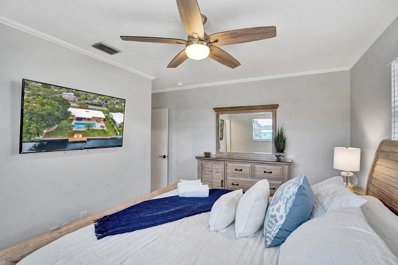 New! Waterfront Heated Pool & Jacuzzi 2 Mi To Beach - Fishing Pier Relaxing Spa & Hammock Fort Lauderdale Exteriér fotografie