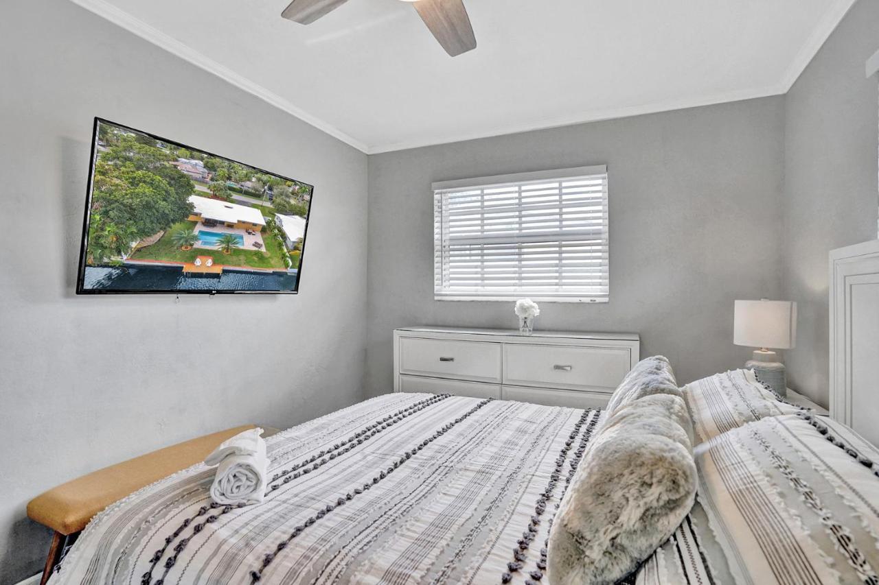 New! Waterfront Heated Pool & Jacuzzi 2 Mi To Beach - Fishing Pier Relaxing Spa & Hammock Fort Lauderdale Exteriér fotografie