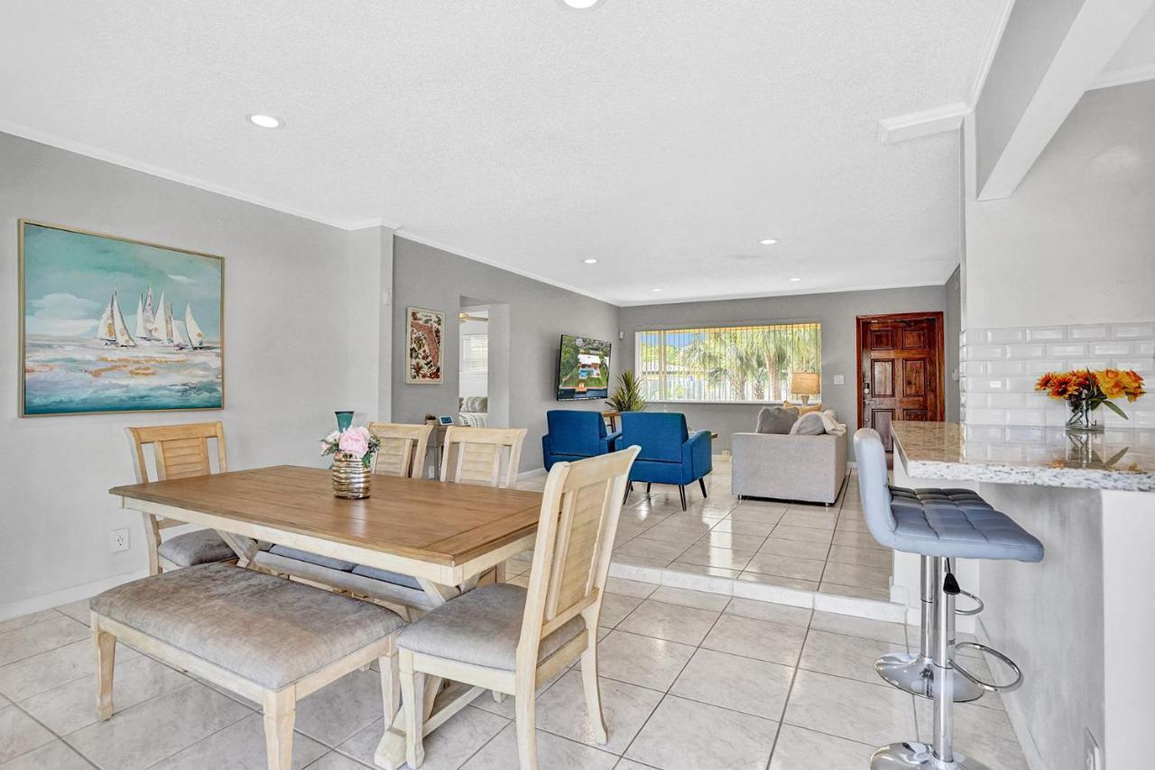 New! Waterfront Heated Pool & Jacuzzi 2 Mi To Beach - Fishing Pier Relaxing Spa & Hammock Fort Lauderdale Exteriér fotografie