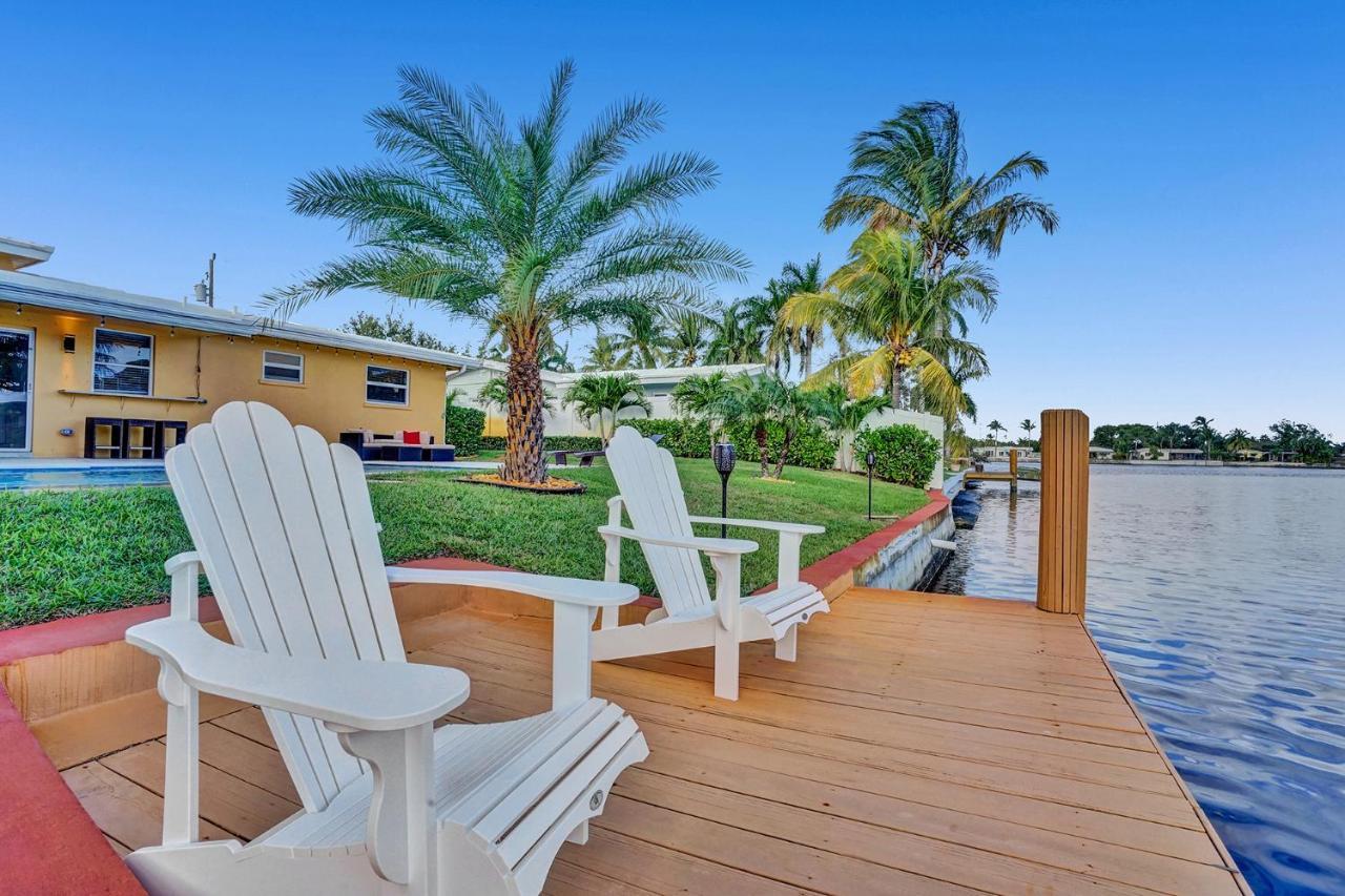 New! Waterfront Heated Pool & Jacuzzi 2 Mi To Beach - Fishing Pier Relaxing Spa & Hammock Fort Lauderdale Exteriér fotografie