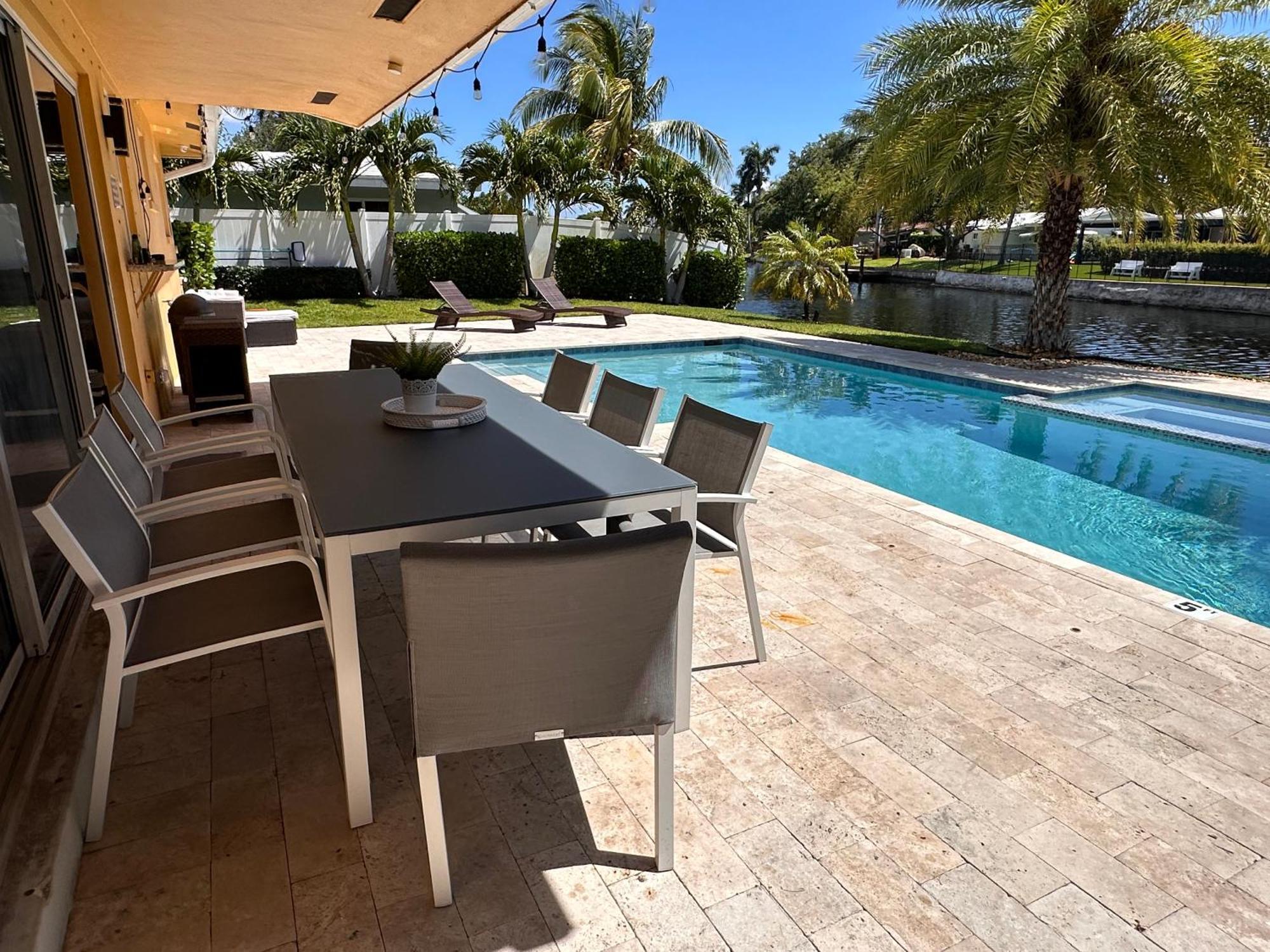 New! Waterfront Heated Pool & Jacuzzi 2 Mi To Beach - Fishing Pier Relaxing Spa & Hammock Fort Lauderdale Exteriér fotografie